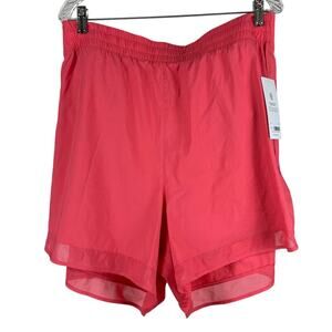 Athleta Mesh Racer Run Short 4 Inch Women's Size 3X Pink New With Tags
